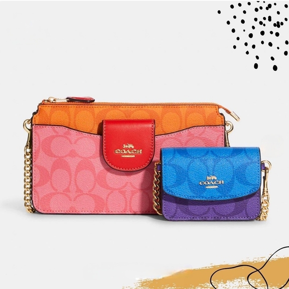 COACH Poppy Colorblock Duo - Picture 4 of 6
